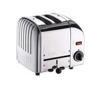 Dualit Classic 2 Slice Vario Toaster - Stainless Steel, Hand Built in the UK - Replaceable ProHeat Elements - Heat Two or Four Slots, Defrost Bread,