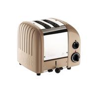 Dualit Classic 2 Slice Vario Toaster, Stainless Steel, Hand Built in the UK, Replaceable ProHeat Elements, Defrost Bread, Mechanical Timer, Replaceable parts, Sandstone, 20462