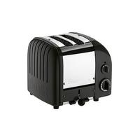 Dualit Classic 2 Slot Toaster Black/Stainless Steel