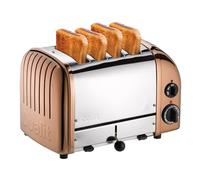 Dualit Classic 4 Slice Vario 2.2kW Toaster, Copper and Stainless Steel