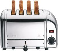 DUALIT 40352 Vario 4-Slice Classic Toaster Stainless Steel Adjustable Slots