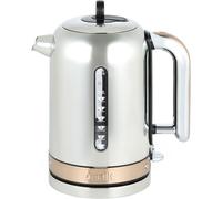 Dualit Classic 72820 Kettle - Chrome/Copper, 1.7L, 3000W, 360 Base, 7-Cup Capacity