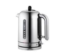 Dualit Classic Kettle | Polished Stainless Steel with Black Trim | Quiet boiling kettle | 90 Second Boil Time | 1.7 L Capacity, 3 kW | 72815