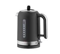 Dualit Classic Kettle - Matt Black Stainless Steel - 1.7L - Quiet Boiling - 3kW - 90-second boiling time - Rep