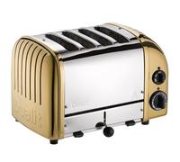 Dualit Classic Vario AWS Brass 4 Slot Toaster with FREE Gift