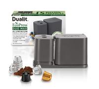 Dualit EcoPress? Duo Max Aluminium Coffee Capsule Recycling Tool - Compatible with Nespresso Capsules & Coffee Grounds