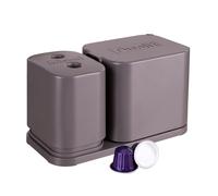 Dualit EcoPress? Duo Max Aluminium Coffee Capsule Recycling Tool - Compatible with Nespresso? & Dualit Capsules & Coffee Grounds