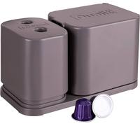 Dualit EcoPress Duo Max Aluminium Coffee Capsule Recycling Tool in Grey Dualit Grey