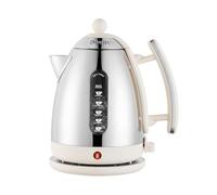 Dualit Polished Chrome Jug Kettle With Canvas White Trim