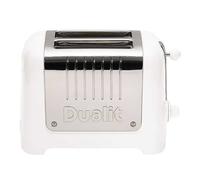 Dualit LITE 2 Slice Toaster 26203 - Gloss White Brown