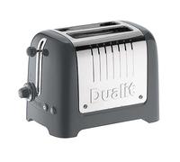 Dualit LITE 2 Slice Toaster 26204 - Gloss Grey Brown