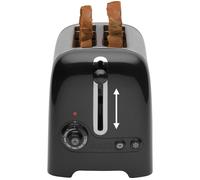 Dualit Toaster 2 Slices Stainless Steel Lite 1100W Black Gloss
