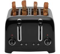 Dualit DA6205 4-Slot High Gloss Lite Toaster - Black, Black