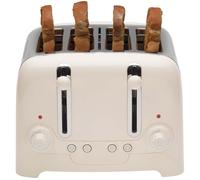 DUALIT Lite 46213 4-Slice Toaster - Canvas White, White