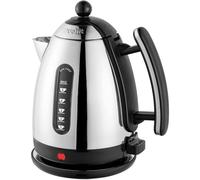 Dualit Lite Kettle | 1.5 L 2.4 kW Jug Kettle | Polished with Black Trim, High Gloss Finish | Fast Boiling Kettle by Dualit | 72010