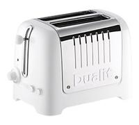 Dualit Lite Toaster 26203 2 Slots 1200 W White