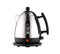 Dualit Lite Kettle - 1L 2kW Jug Kettle - Polished with Black Trim, High Gloss Finish - Fast Boiling Kettle by Dualit - 72200, Silver/Black