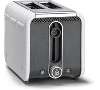 Dualit Studio White & Grey Polished 2 Slot Toaster