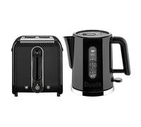 Dualit Studio Black Kettle & 2 Slot Toaster Set