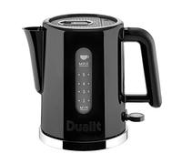 Dualit Studio Kettle | 1.5L 2.4KW Jug Kettle in Black with Polished Trim | Dual Measuring Windows | Fast Boiling BPA Free | Patented Sure Pour Technology