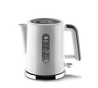 Dualit Studio Kettle | 1.5L 2.4KW Jug Kettle in White with Polished Trim | Dual Measuring Windows | Fast Boiling BPA Free | Patented Sure Pour Technology