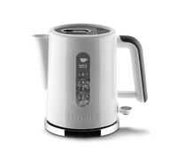 Dualit Studio Kettle | 1.5L 2.4KW Jug Kettle in White with Polished Trim | Dual Measuring Windows | Fast Boiling BPA Free Kettle | Patented Sure Pour Technology