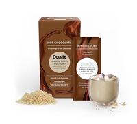 Dualit White Vanilla Chocolate Chunk Sachets - 10 Pack - 31g portions of pure chocolate chunks - Premium Belgian choc - Flakes for Hot Chocolate Makers & Milk Frothers