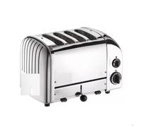 Duallit Classic 4 Slot Toaster With Sandwich Cage, Polished Stainless Steel 40590 | NAEM
