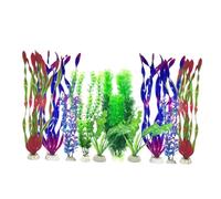 Dualoai 10pcs Aquarium Plants Betta Tank Accessories Landscape Decor for Home And Office Simulation Decorations, Style A