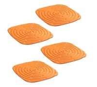Dualoai 4 Items Washable Nest Pads for Poultry Hatchery, Orange