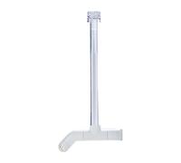 Dualoai Aquarium Surfaces Skimmer Aquatic Skimmer Lily Pipe Remove Oil Adjust The Flow for All Water Types Filter Lily Pipe Inflow, single claw 30cm