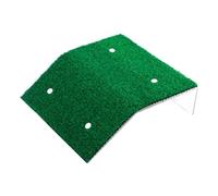 Dualoai Artificial Grass Ramp And Ladder Setup for Tortoise Resting Area, 20cm width