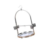Dualoai Bird Perch Stand Pet Parrot Playstand Bird Gym Portable Training Toy Parrot Stand Desktop Bird Stand for Budgies Canaries, 36 x 60 cm