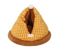 Dualoai Cat Bed, Warm And Comfortable Cave, Thick And Self-heating, Ideal for Hamsters And Rabbits, L