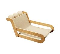 Dualoai Cat Hammock Bed Large Scratcher Cat Lounge Chair for Small Animal Dogs Bunny