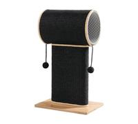Dualoai Cat Scratching Post with A Pet Tunnel Bed Provides
