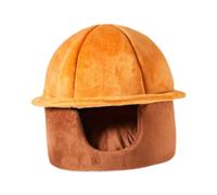 Dualoai Cats in The Shape of A Tunnel Bed Cats Cats Hit Comfortable Easy to Transport Bed Bed Caves, coffee color