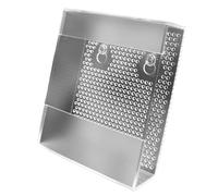 Dualoai Clear Acrylic Feeder for Reptiles with Suction Cups, Wall Mounted Box for Bearded Dragon And Gecko, Small