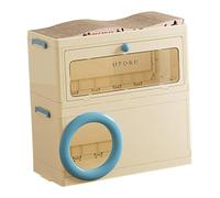Dualoai Cozy Cat Scratcher House for Feline Fun, Blue