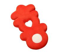 Dualoai Cushion Xi Word Valentine's Day Decor Back Cushion Comfort Filled Cushion Wedding Decorative Cushion for Home Living Room