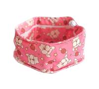 Dualoai Dog Cooling Bandana for Pets, Adjustable Neck Wrap for Warm Weather Activities, Pink and M