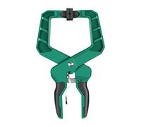 Dualoai Locking C Clamp Pliers Face Clamp Workshop DIY Building Fixing Flat Electrician Maintenance Craftsmen Welding Home Portable, A 6inch