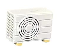 Dualoai Miniature Air Conditioner Model, Realistic, 1:64 Scale, Children's Collection, Versatile, Decorative Accessory for The Children's Room, Micro, Style A