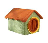 Dualoai Pet House, Cat Bed, Dog Kennel, Cuddly Cave, Sleeping Nest, Shelter with Removable Cushion, Sturdy Design, Ideal for I, M