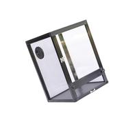 Dualoai Reptile Terrarium Multi Pet Enclosure 360° Observation Gecko Tank for Chameleon Crested Gecko, 42x42x66cm