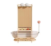 Dualoai Space Capsule Cat Bed, Interactive Toy for Sleeping at Home,
