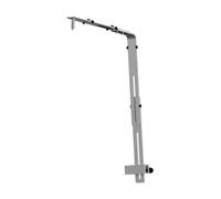 Dualoai Tank Light Bracket, Light Stand, Lightweight, Easy Installation Tank Lamp Holder Support Accessories, Silver 5mm