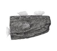 Dualoai Turtle Sunning, Rock Turtle, Floating Dock, Resting Terrace, Step Climbing Ramp, for Reptile Frogs, grey