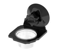 Dualoai Water Bowl and Food Dispenser with Suction Cup for Small Pets, 6.3x8x8cm