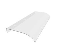 Dualoai Window/Door Awning Canopy, Garden Accessories, Stable Clear Replacement Door Canopy, Outdoor Canopy for Garden Door Porch, 40cmx100cm